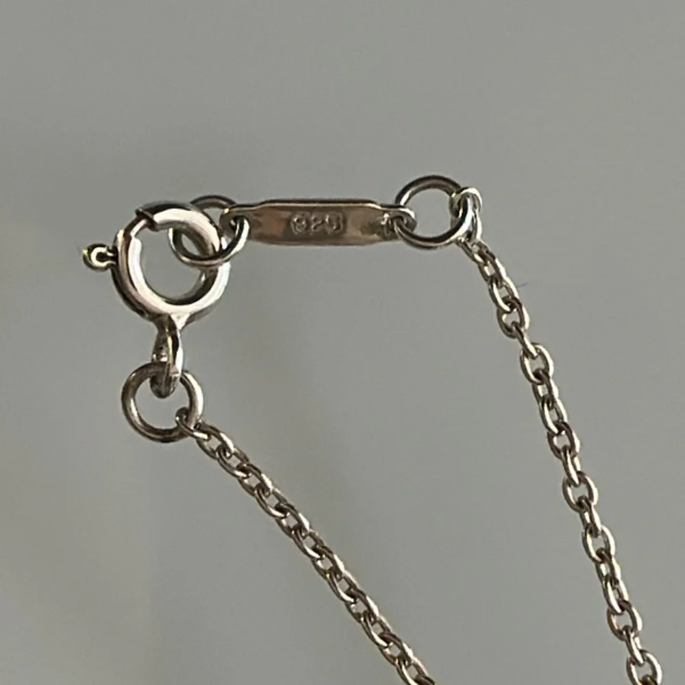 Vintage Tiffany & Co White & Yellow Daisy Sterling Silver Necklace - Picture 5 of 8